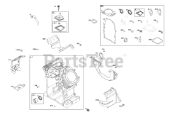 Briggs & Stratton 356447-0048-G1 - Briggs & Stratton Horizontal Engine Cylinder Group