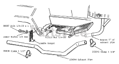 Toro 81260 - Toro Exhaust Extension (1978) Exhaust Extension