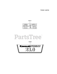 Kawasaki FH680V-AS26 - Kawasaki Engine LABEL