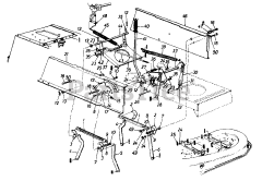 Lawn Chief 136L673F022 - Lawn Chief Lawn Tractor (1996) (Cotter & Company)