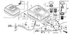 Honda GX390 U1 VXE9 (GCANK) - Honda Engine, Made in Japan (SN: GCANK-1000001 - GCANK-9999999)
