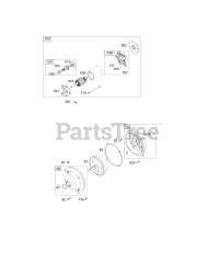 Briggs & Stratton 128432-0035-E1 - Briggs & Stratton Horizontal Engine