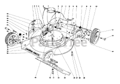 Toro 17005 - Toro Walk-Behind Mower, Electric (SN: 007000001 - 007999999) (1977)