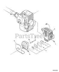 Echo PE-311 - Echo Edger (SN: 10001001 - 10999999) Exhaust