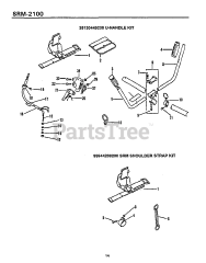 Echo SRM-2100 - Echo String Trimmer (Type 1) (SN: 001001 - 159490)