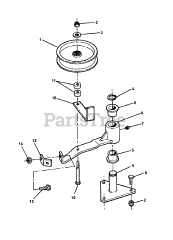 Snapper SPE 361 (84619) - Snapper 36" Mower Deck Assembly