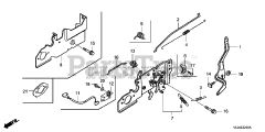 Honda HRR216 K6 VXAA (MZCG) - Honda 21" Walk-Behind Mower, Made in USA (SN: MZCG-8000001 - MZCG-8199999) CONTROL