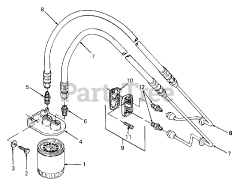 Cub Cadet 1541 (141-651-100) - Cub Cadet Garden Tractor (SN: 800000 - 816508) Oil Filter