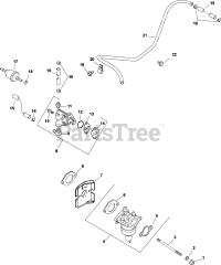 Kohler CV15-41615 - Kohler Command PRO Engine, Made for John Deere, 15hp, 11.2kW Fuel System 8-27-220
