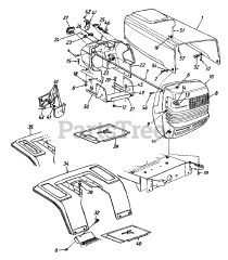 Yard Machines 13A4667F118 - Yard Machines Lawn Tractor (1998) (Sam's Club)