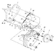 White Outdoor RB-300 (21A-035-190) - White Outdoor Roto Boss Tiller (1997)