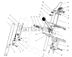 Toro 38063 (622) - Toro 22" Power Throw Snow Thrower (SN: 079000001 - 079999999) (1997)