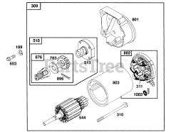 Briggs & Stratton 404447-1211-01 - Briggs & Stratton Horizontal Engine Oil Fill, Controls