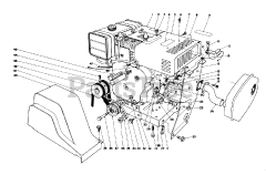 Toro 38160 (1132) - Toro Snow Thrower (SN: 002000001 - 002999999) (1982)
