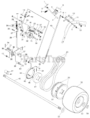 Gravely 988059 - Gravely Pro 150 Walk-Behind Mower Power Unit, 14hp Kawasaki (SN: 000101 & Above)
