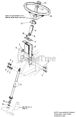 Simplicity 1691395 - Simplicity SunStar 48" Garden Tractor, 18hp Steering Group - Mechanical - Mfg. Nos. 1691250, 1691357, 1691380 Diagram 2