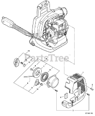 Echo PB-260 L - Echo Backpack Blower (SN: P05913001001 - P05913999999)
