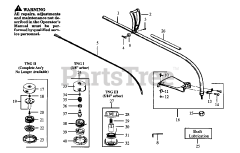 Weed Eater GTI 15 - Weed Eater String Trimmer DRIVE SHAFT &amp; CUTTING HEAD