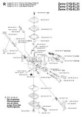 Husqvarna 343 F - Husqvarna Brush Cutter (SN: 20043100001 - 20064000000) CARBURETOR DETAILS