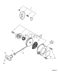 Echo GT-201 R - Echo String Trimmer (SN: 06001001 - 06999999) Starter -- i-30  S/N: 06013501 - 06999999