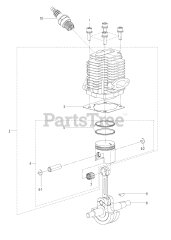 Husqvarna 321 S25 - Husqvarna Backpack Sprayer (Original) CYLINDER PISTON