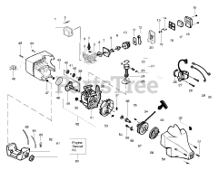 Weed Eater XT 600 - Weed Eater String Trimmer, Type 3 Engine Assembly Type 3