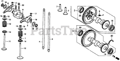 Honda GD320 QAAE (GPB) - Honda Engine, Made in Japan (SN: GPB-1000001 - GPB-1008896) CAMSHAFT