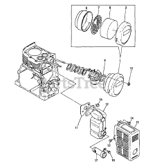 Echo TP-3000 - Echo Trash Pump Intake, Exhaust, Air Cleaner