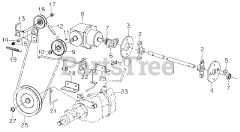 Cub Cadet 1100 (2050590U) - Cub Cadet Garden Tractor Clutch &amp; Controls