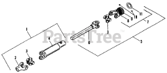 Simplicity 1691167 - Simplicity SunStar 48" Garden Tractor, 20hp 42", 48" &amp; 60" Drive Shaft Group (Neapco)