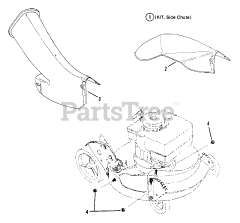 Snapper 21355D (83038) - Snapper 21" Walk-Behind Mower, 3.5hp Side Chute, Adapter