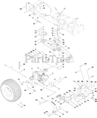 Toro 13AP61RH048 (LX 468) - Toro Lawn Tractor (SN: 1C108H20348 & Above) (2008)