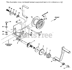 Scag STH-13KH - Scag Three-Wheel Riding Mower, 13hp Kohler (SN: 1001 - 9999) WINCH LIFT SYSTEM