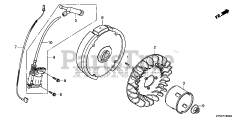 Honda EP2500CX 1 ACH (EAHC) - Honda Generator, Made in China (SN: EAHC-1000001 - EAHC-9999999) FLYWHEEL