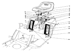 Toro 57354 (11-44) - Toro Pro Lawn Tractor (SN: 006000001 - 006999999) (1986)