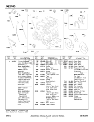 Briggs & Stratton 582447-0477-E2 - Briggs & Stratton Horizontal Engine Cylinder, Back Plate, Oil