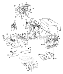 Ranch King 132-800H205 - Ranch King Lawn Tractor (1992) Hood Assembly