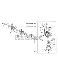 MTD 270-SUA - MTD Engine 270-SUA Carburetor Assembly