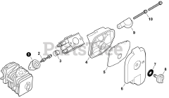 Echo CS-271 T - Echo Chainsaw (SN: C26312001001 - C26312999999)