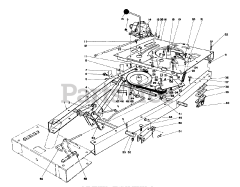 Toro 56015 - Toro 25" Standard Rear-Engine Riding Mower (SN: 003000001 - 003999999) (1973)