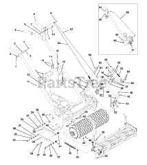 Gravely 995032 (CL-125) - Gravely 25" Walk-Behind Reel Mower, Honda (SN: 000101 & Above)