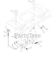 Gravely 992292 (Pro-Turn 260) - Gravely Pro-Turn 60" Zero-Turn Mower, Yamaha EFI (SN: 062000 - 069999) Seat Latch