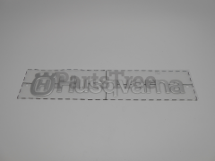 RedMax 532402832 Husqvarna Text Logo Decal, 170mm - image 1