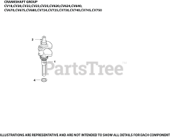 Kohler CV22-75500 - Kohler Command PRO Engine, Basic Version, 23hp, 17.2kW Crankshaft 1-24-18 CV18-750