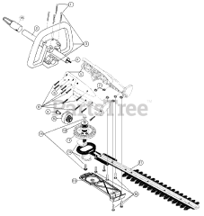 Ryobi HS 720 R (41AJHS-B034) - Ryobi Trimmer Plus Hedge Trimmer Attachment