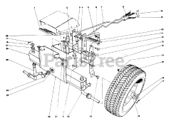 Toro 56010 - Toro 25" Sportlawn Rear-Engine Riding Mower (SN: 002000001 - 002999999) (1972)