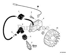 Echo EDR-260 - Echo Reversible Engine Drill (SN: E01807001001 - E01807999999) Ignition