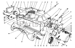 Toro 38025 (1800) - Toro Power Curve Snow Thrower (SN: 039000001 - 039999999) (1993) Housing  Rotor Assembly