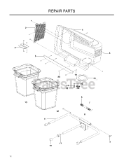 Dixon 966529101 - Dixon Grass Collection System (2009-12) REPAIR PARTS