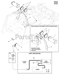 Ferris IS 700Z (5901225) - Ferris IS700Z Series 61" Zero-Turn Mower, 24hp Kawasaki, Side-Discharge Evap Canister Group - CAL Models (S/N: All); Other Models (S/N : 2016816349 &amp; Below)